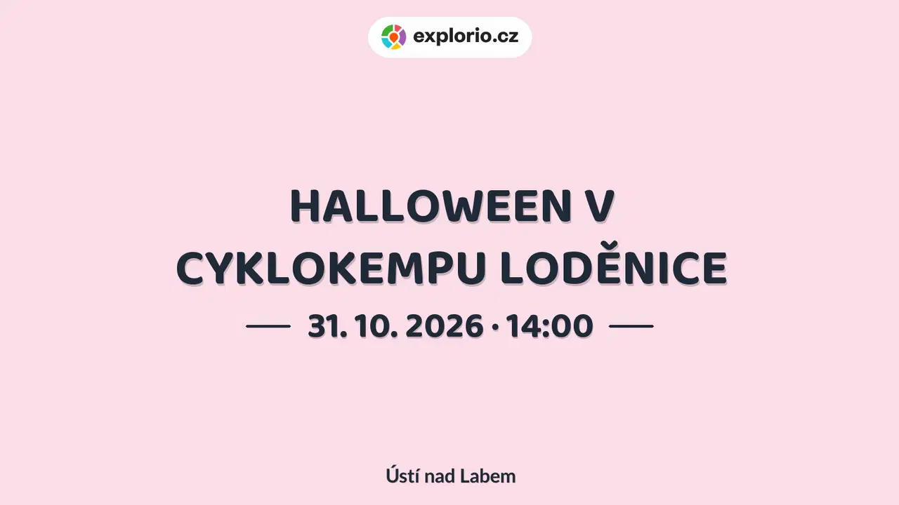 HALLOWEEN V CYKLOKEMPU LODĚNICE – festivaly a Slavnosti, Ústí nad Labem