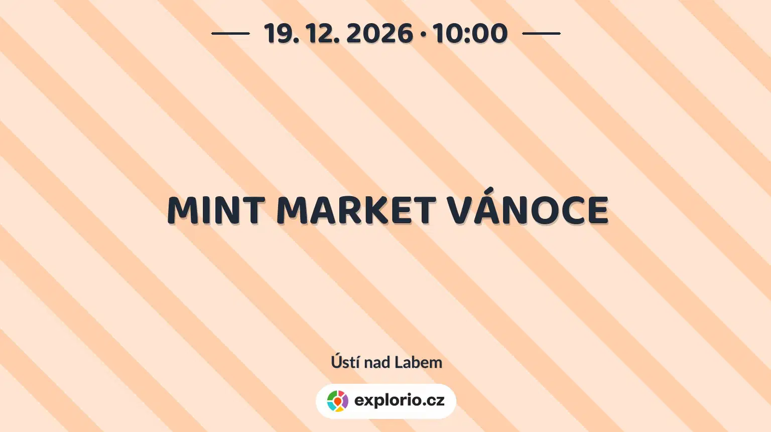 MINT MARKET VÁNOCE – festivaly a Slavnosti, Ústí nad Labem