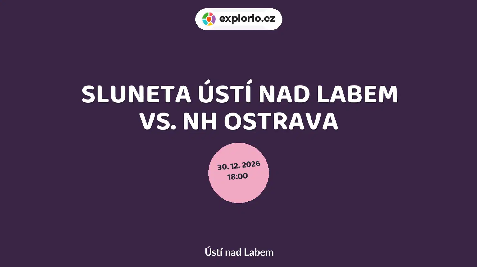 SLUNETA ÚSTÍ NAD LABEM VS. NH OSTRAVA – sport a Pohyb, Ústí nad Labem