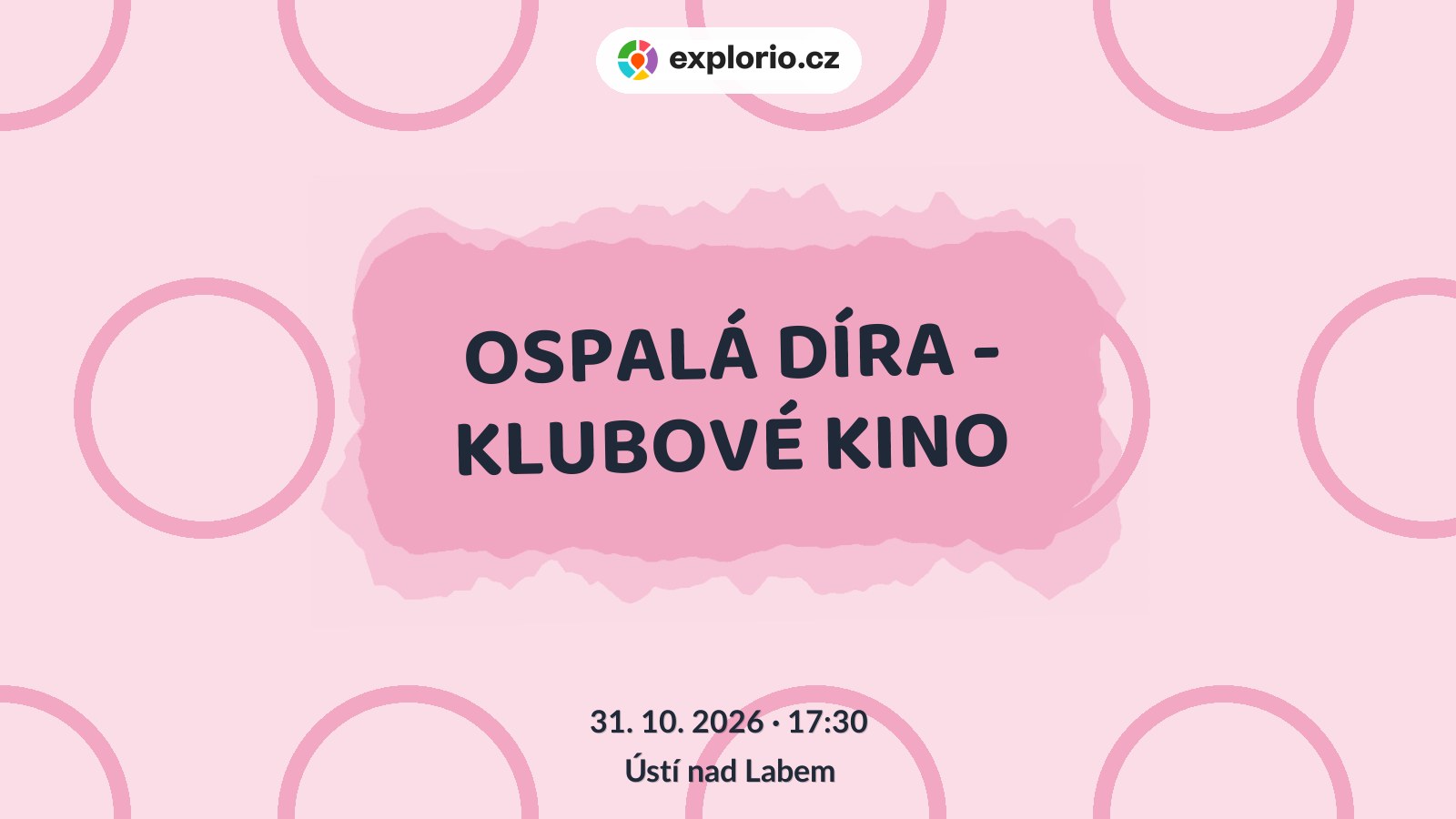OSPALÁ DÍRA - KLUBOVÉ KINO – divadlo, Hudba a Kino, Ústí nad Labem