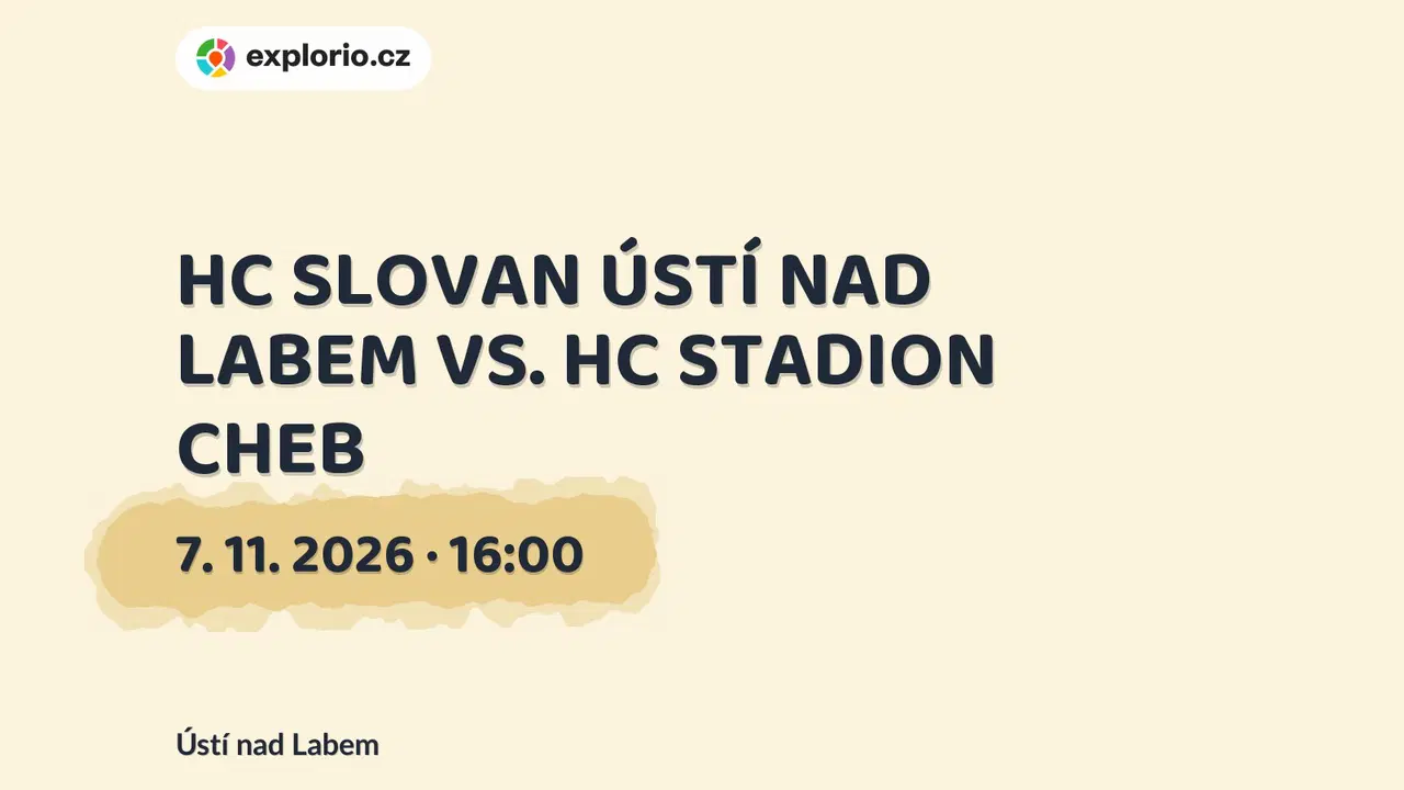 HC SLOVAN ÚSTÍ NAD LABEM VS. HC STADION CHEB – sport a Pohyb, Ústí nad Labem