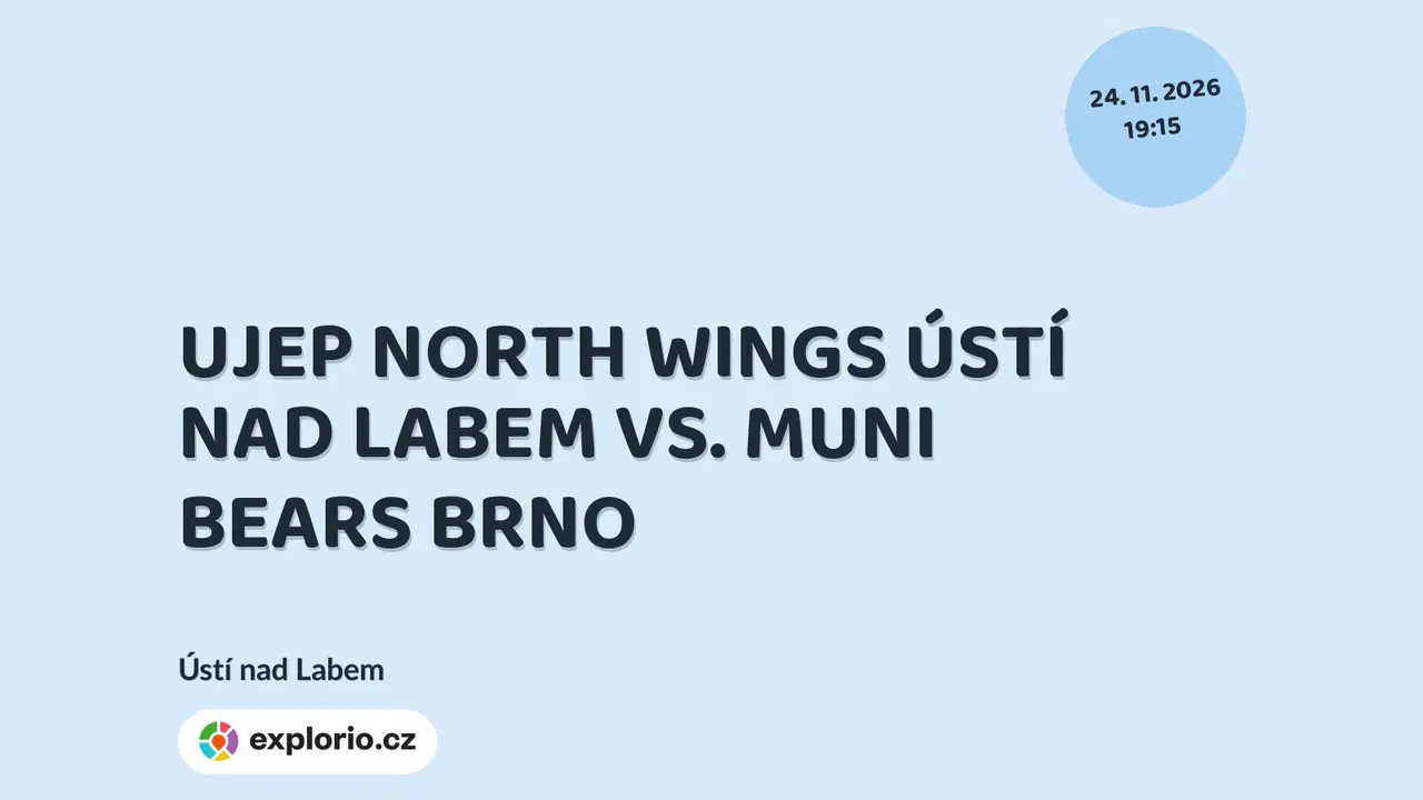 UJEP NORTH WINGS ÚSTÍ NAD LABEM VS. MUNI BEARS BRNO – sport a Pohyb, Ústí nad Labem