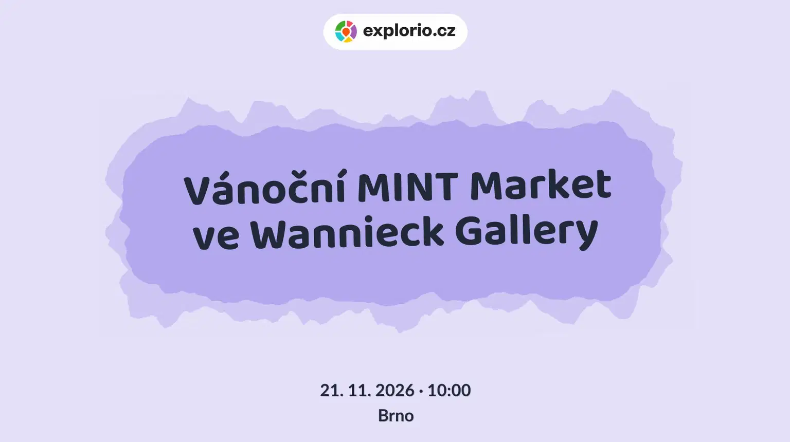 Vánoční MINT Market ve Wannieck Gallery – festivaly a Slavnosti, Brno