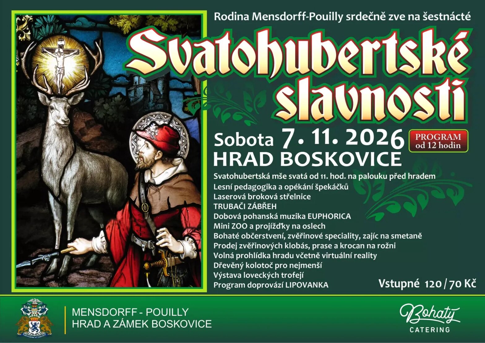 Svatohubertské slavnosti 2026 – festivaly a Slavnosti, Boskovice – fotka 2