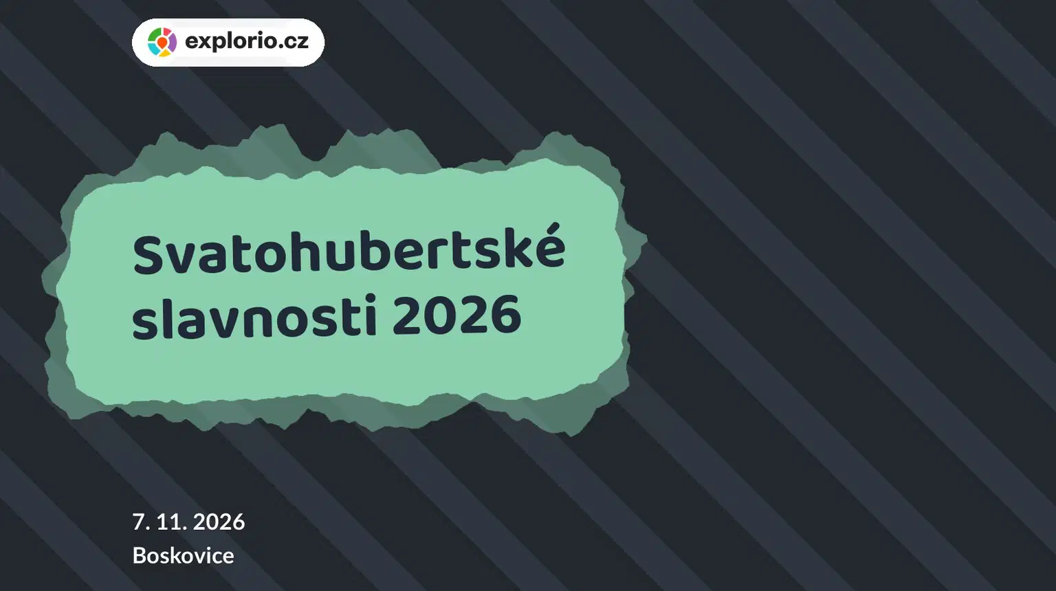 Svatohubertské slavnosti 2026 – festivaly a Slavnosti, Boskovice