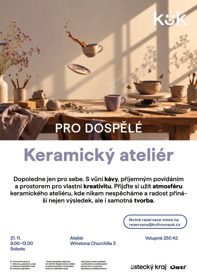 KERAMICKÝ ATELIÉR – tvořivé dílny a Workshopy, Ústí nad Labem – fotka 2