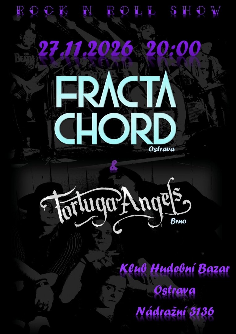Fracta Chord + Tortuga Angels – divadlo, Hudba a Kino, Ostrava – fotka 2