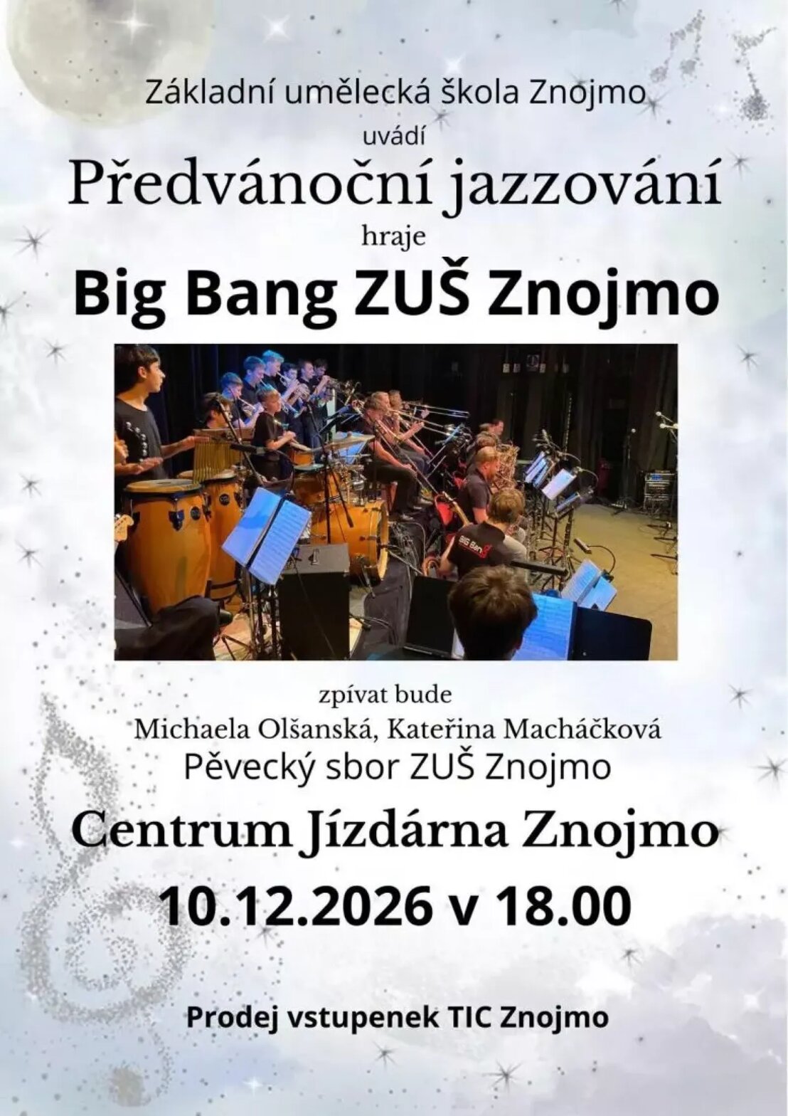 Předvánoční jazzování – divadlo, Hudba a Kino, Nový Šaldorf-Sedlešovice – fotka 2