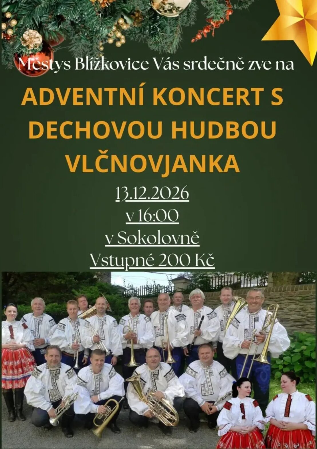 Adventní koncert Vlčnovjanky v Blížkovicích – divadlo, Hudba a Kino, Blížkovice – fotka 2