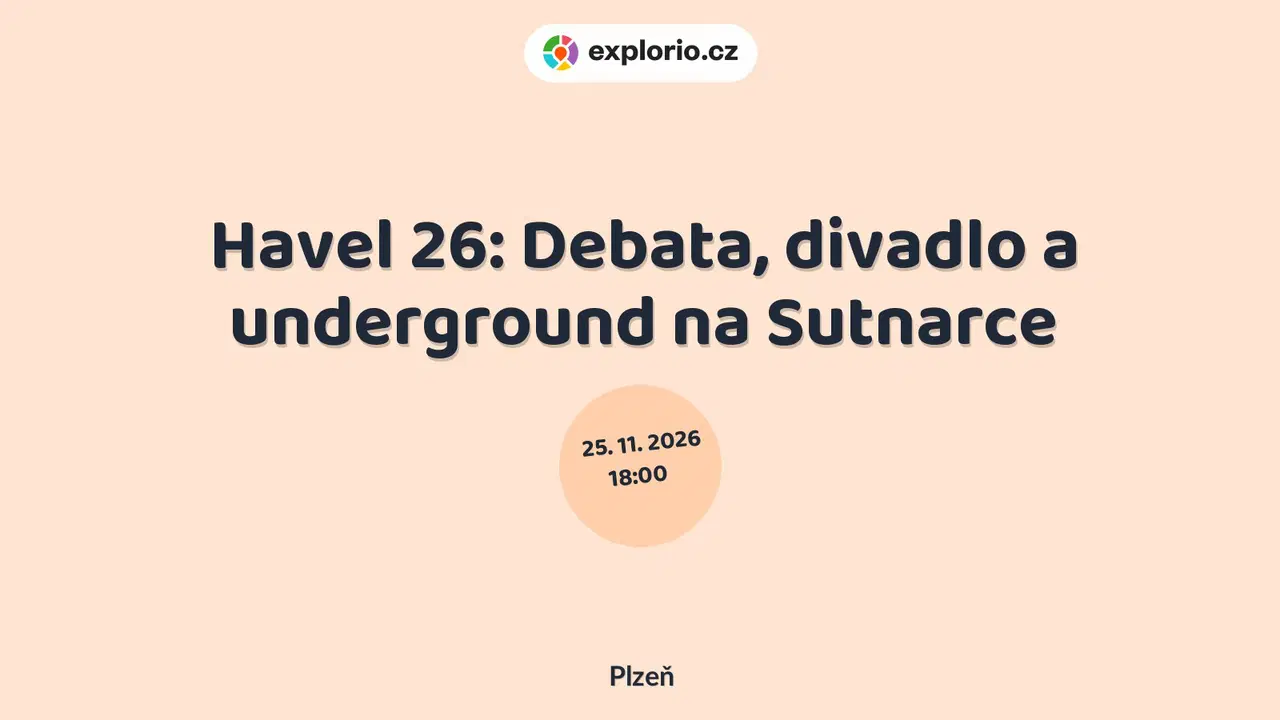 Havel 26: Debata, divadlo a underground na Sutnarce – divadlo, Hudba a Kino, Plzeň