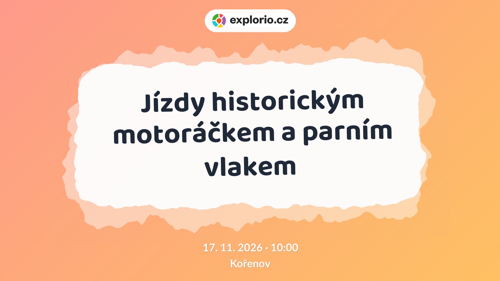 Jízdy historickým motoráčkem a parním vlakem – prohlídky a Muzea, Kořenov