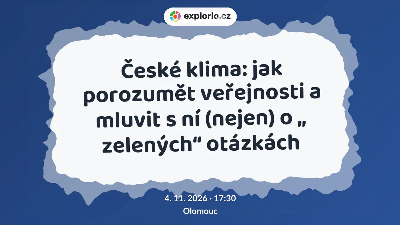 České klima: jak porozumět veřejnosti a mluvit s ní (nejen) o „ zelených“ otázkách – prohlídky a Muzea, Olomouc