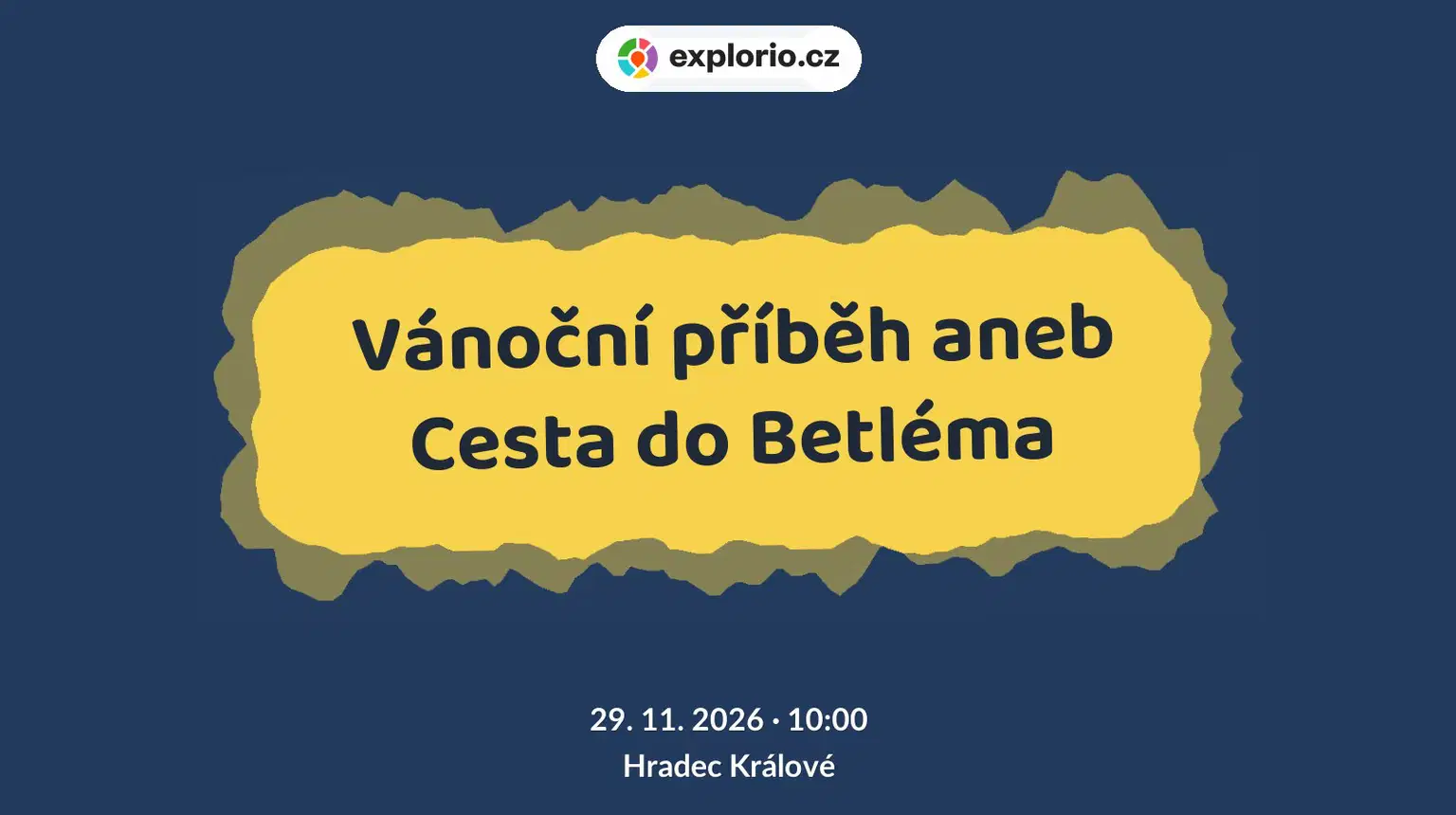 Vánoční příběh aneb Cesta do Betléma – divadlo, Hudba a Kino, Hradec Králové
