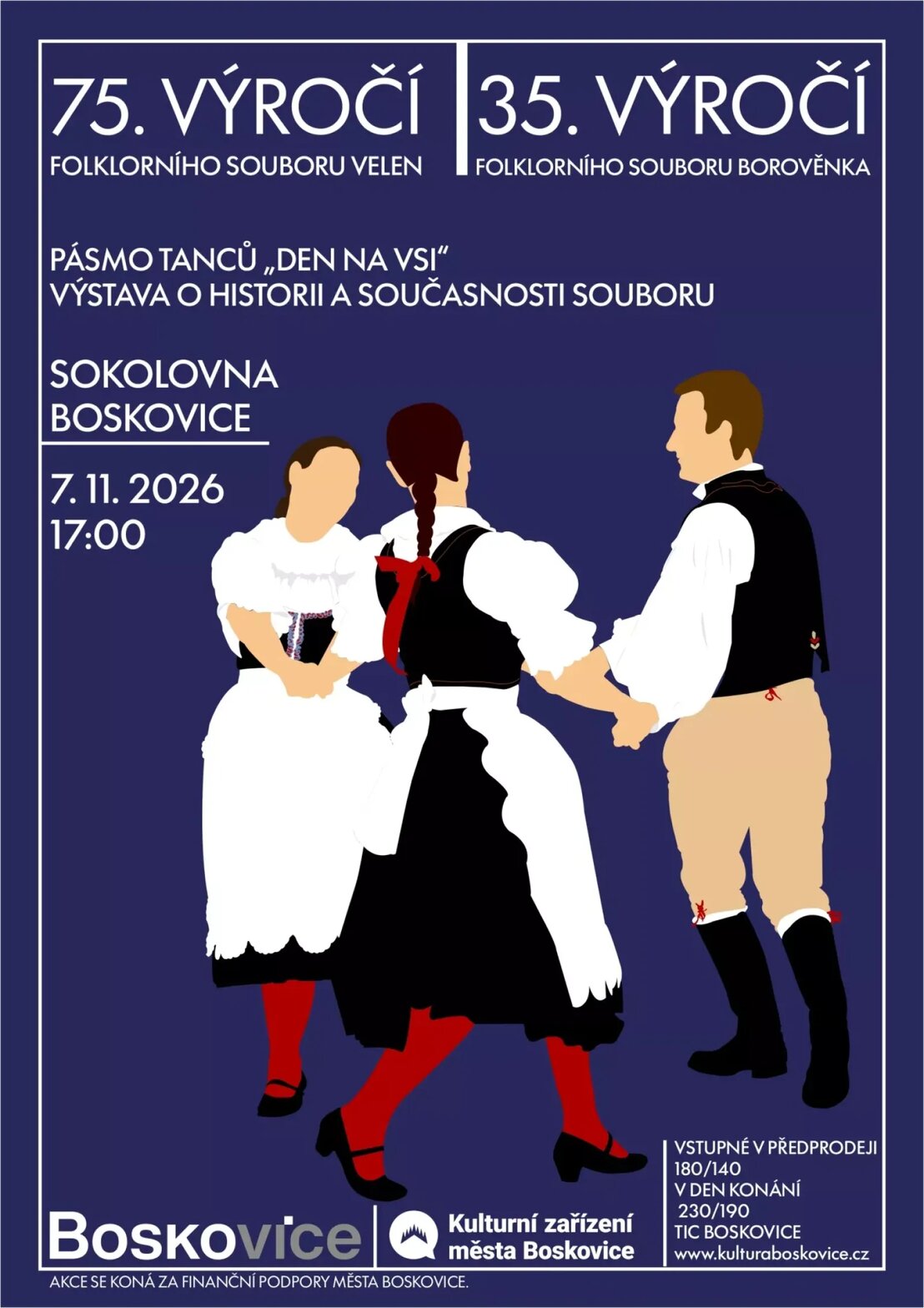 75. výročí FS Velen a 35. výročí FS Borověnka – divadlo, Hudba a Kino, Boskovice – fotka 2