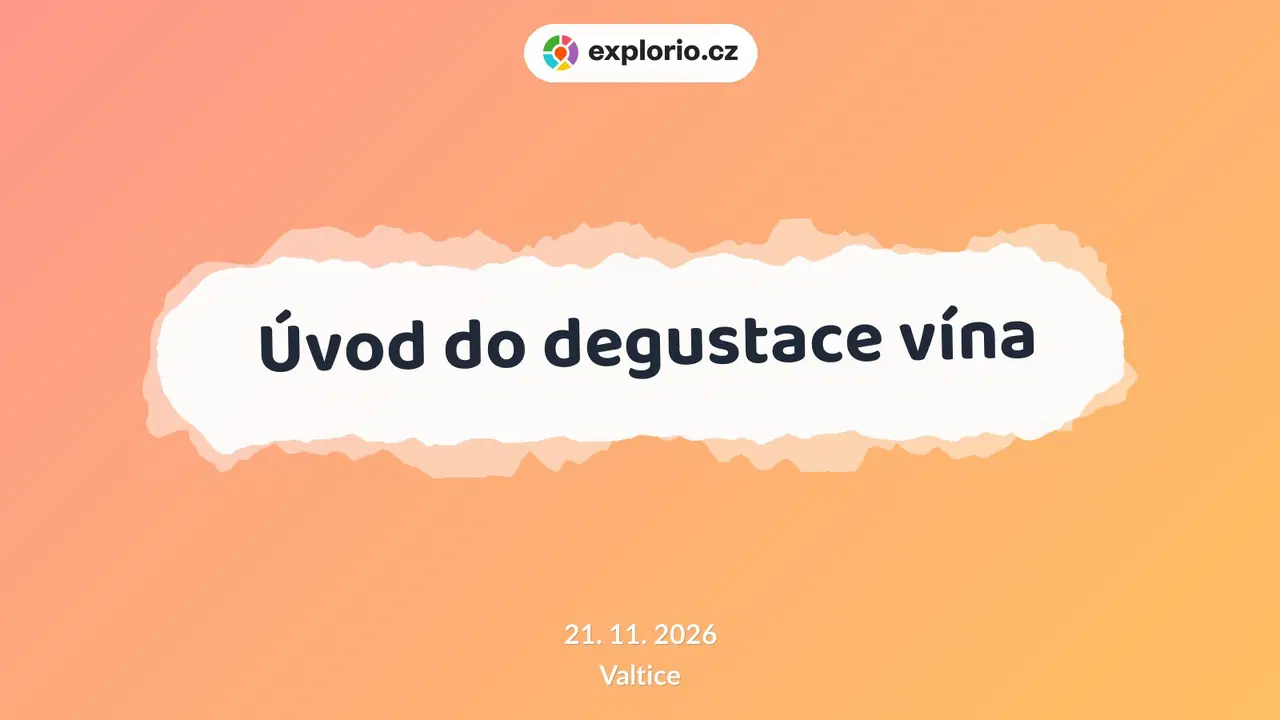 Úvod do degustace vína – tvořivé dílny a Workshopy, Valtice