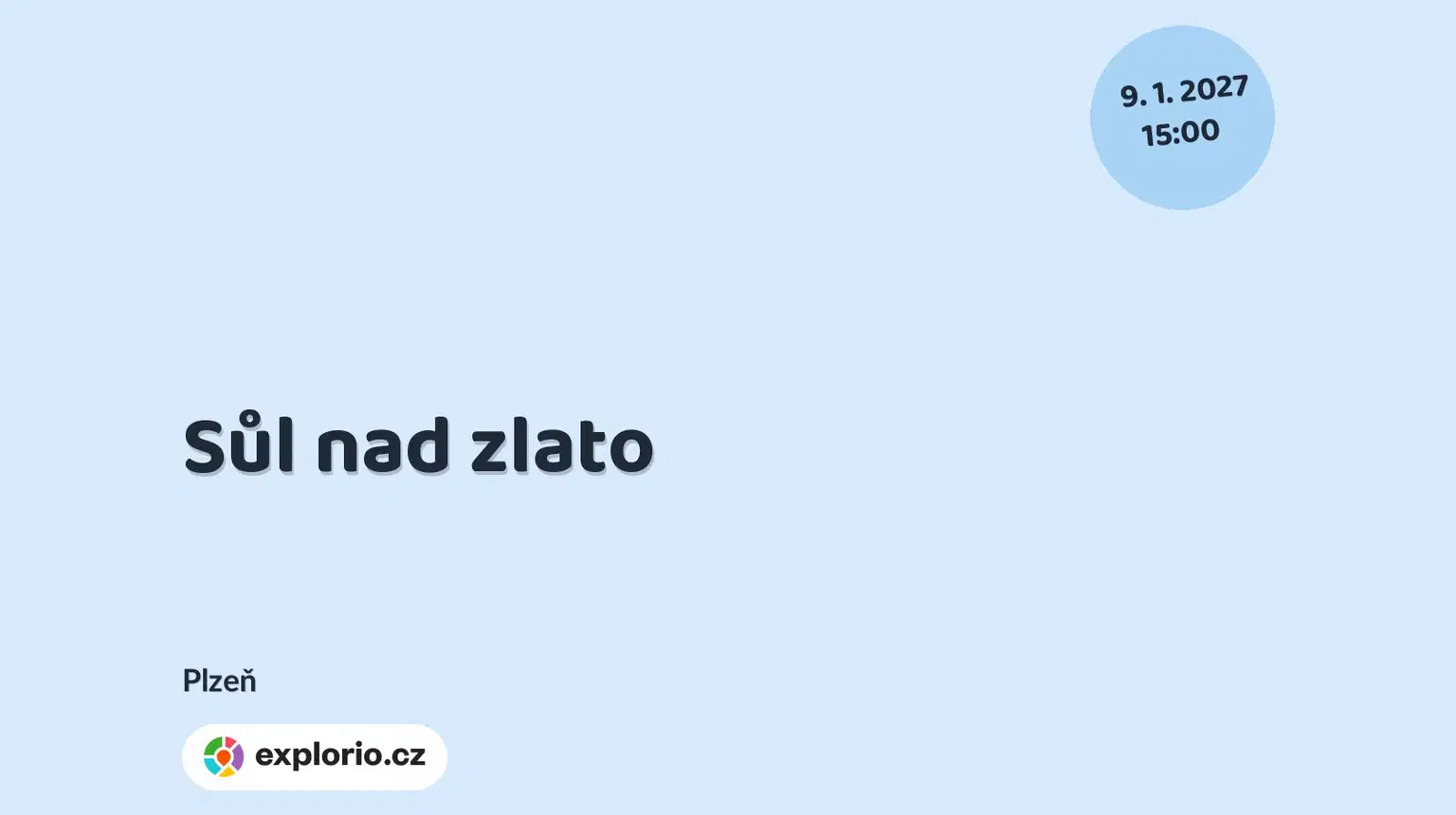 Sůl nad zlato – divadlo, Hudba a Kino, Plzeň