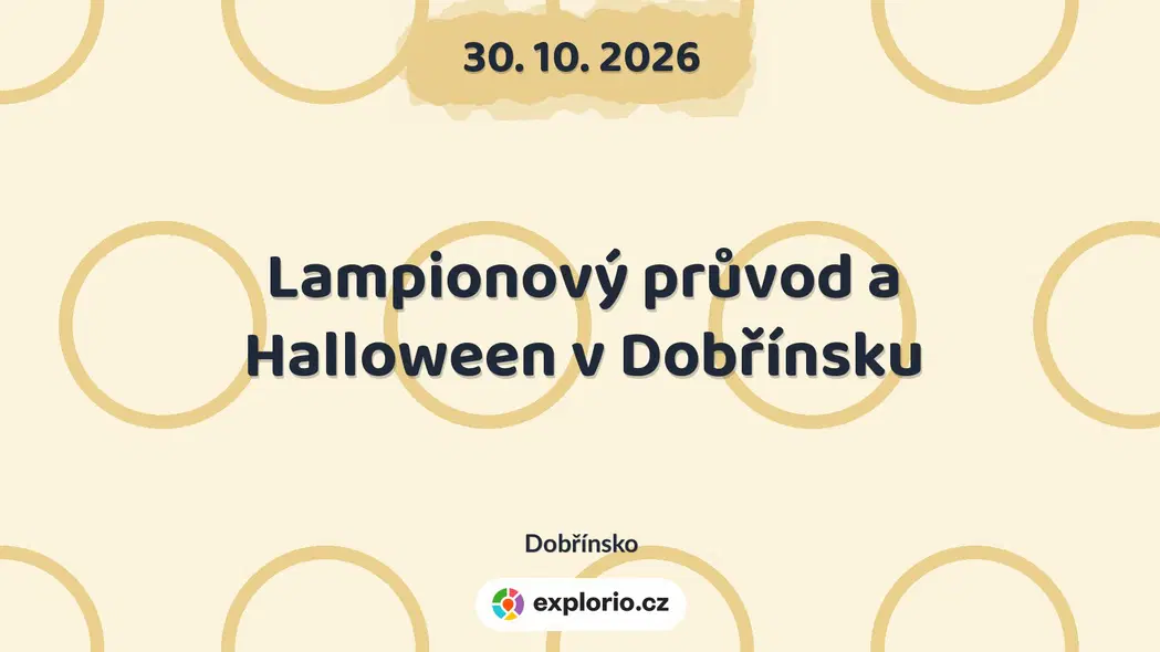 Lampionový průvod a Halloween v Dobřínsku – festivaly a Slavnosti, Dobřínsko