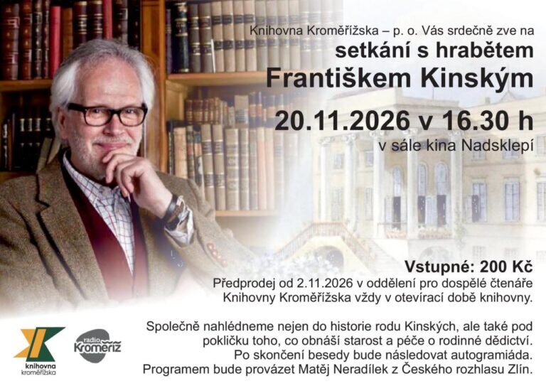 Setkání s hrabětem Františkem Kinským – prohlídky a Muzea, Kroměříž – fotka 2
