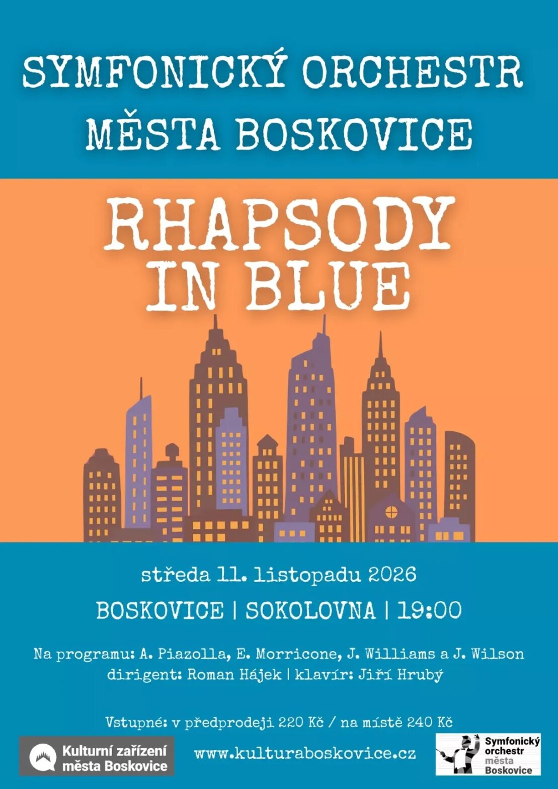 Symfonický orchestr města Boskovice: Rhapsody in Blue – divadlo, Hudba a Kino, Boskovice – fotka 2