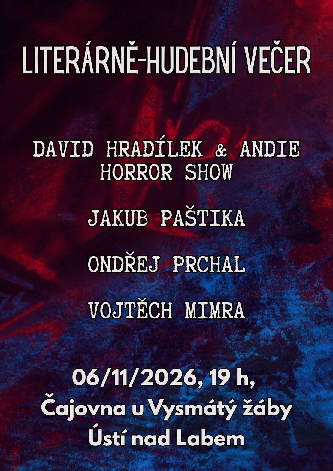 LITERÁRNĚ-HUDEBNÍ VEČER – divadlo, Hudba a Kino, Ústí nad Labem – fotka 2