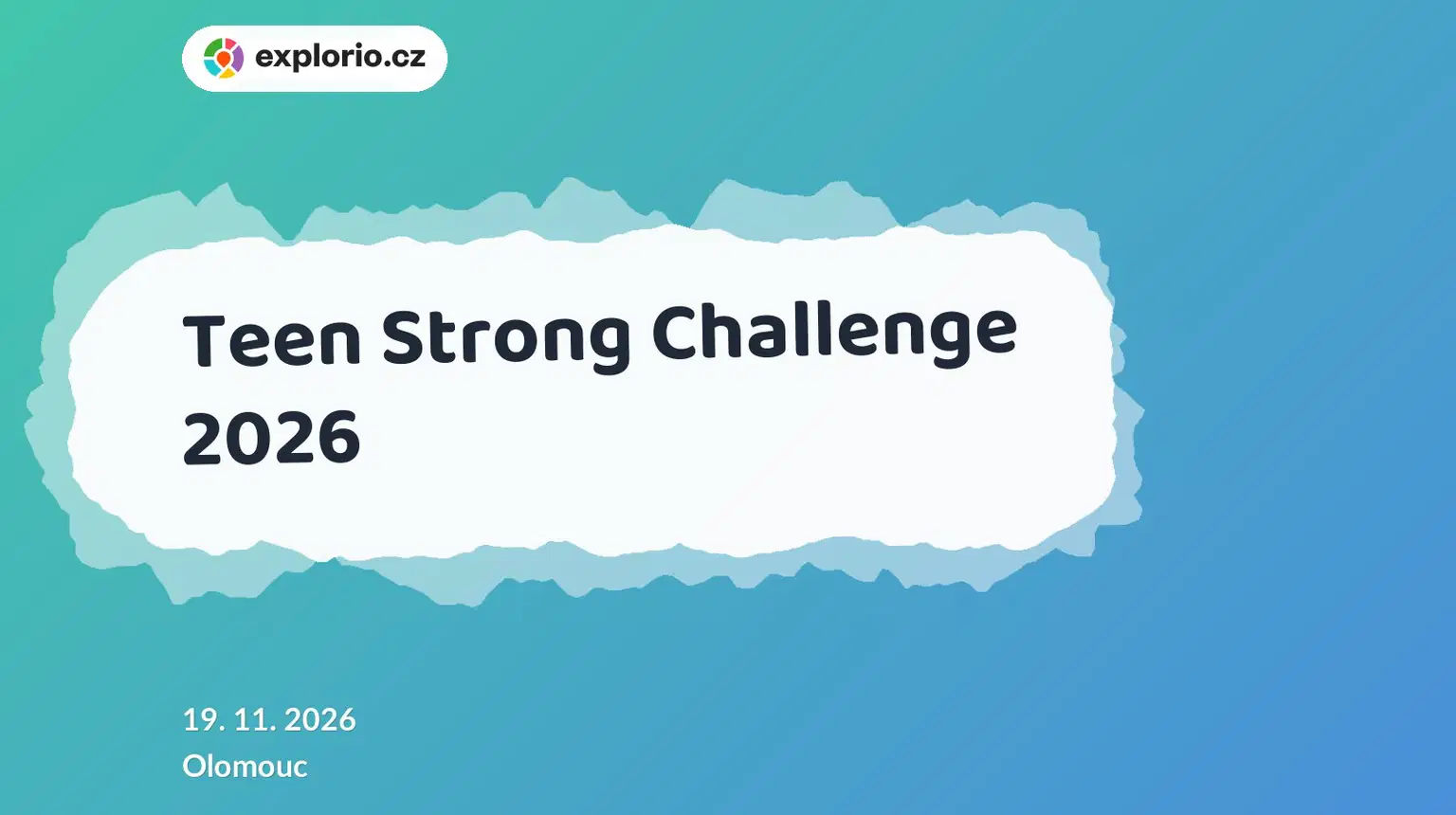 Teen Strong Challenge 2026 – sport a Pohyb, Olomouc