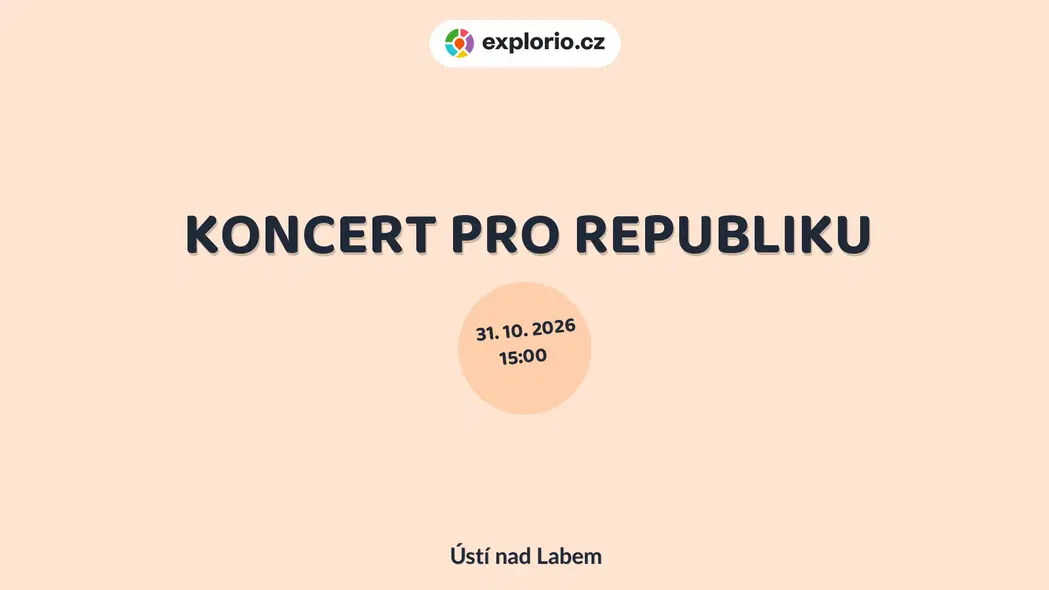 KONCERT PRO REPUBLIKU – divadlo, Hudba a Kino, Ústí nad Labem