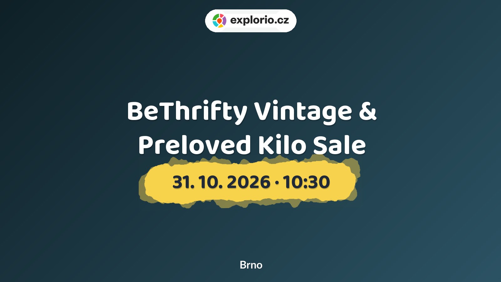 BeThrifty Vintage & Preloved Kilo Sale – festivaly a Slavnosti, Brno