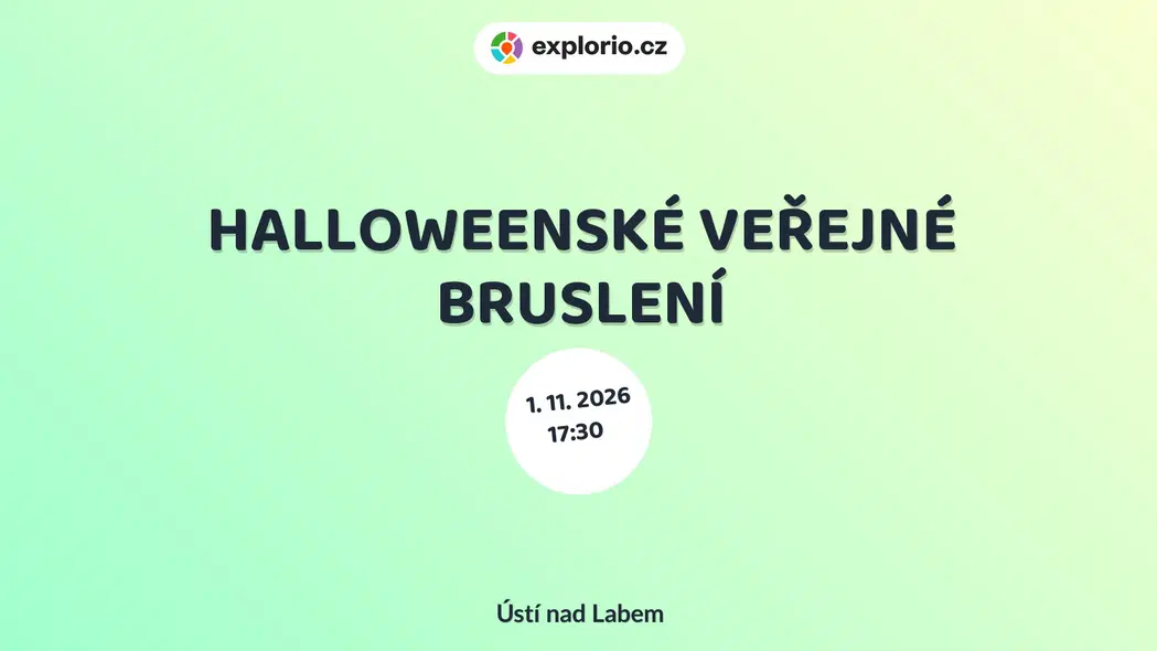 HALLOWEENSKÉ VEŘEJNÉ BRUSLENÍ – sport a Pohyb, Ústí nad Labem