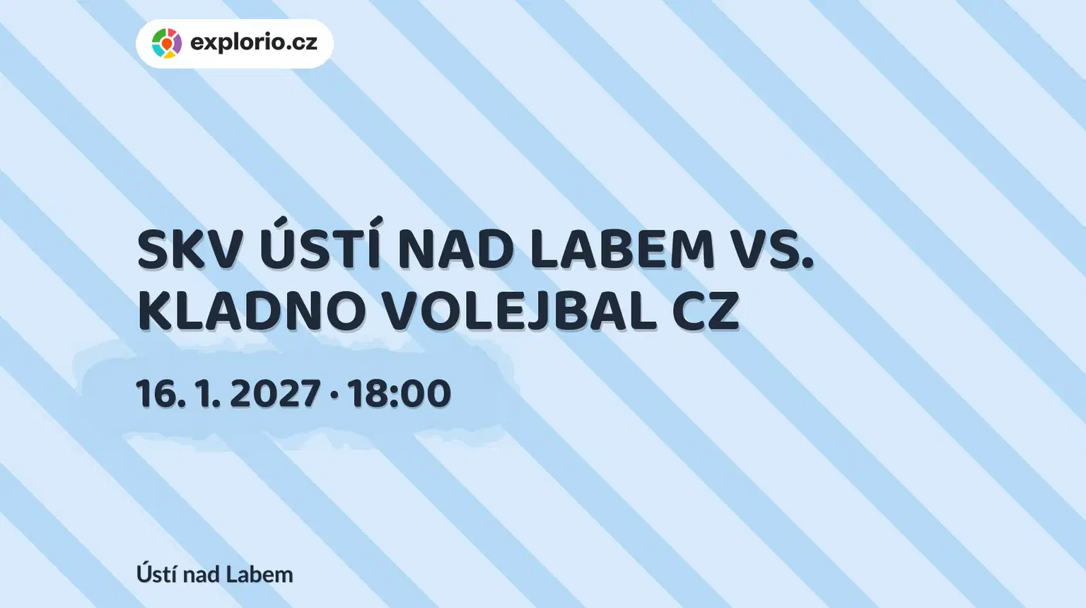 SKV ÚSTÍ NAD LABEM VS. KLADNO VOLEJBAL CZ – sport a Pohyb, Ústí nad Labem