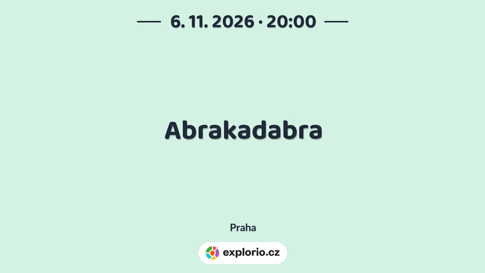 Abrakadabra – divadlo, Hudba a Kino, Praha
