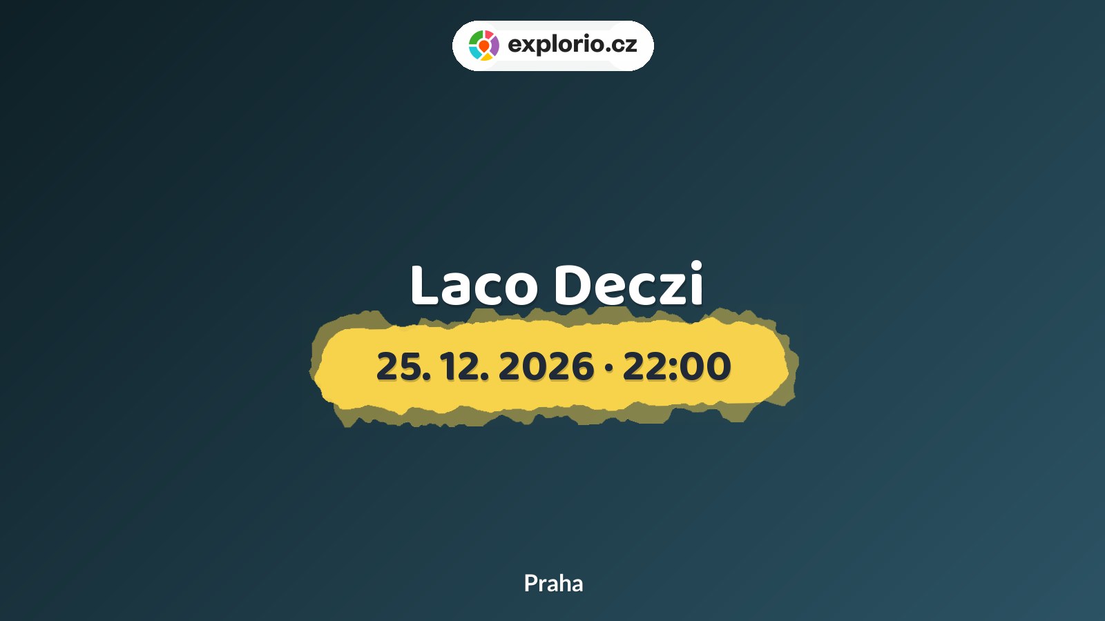 Laco Deczi – divadlo, Hudba a Kino, Praha