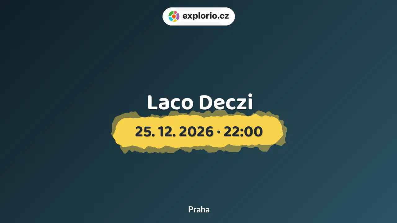 Laco Deczi – divadlo, Hudba a Kino, Praha