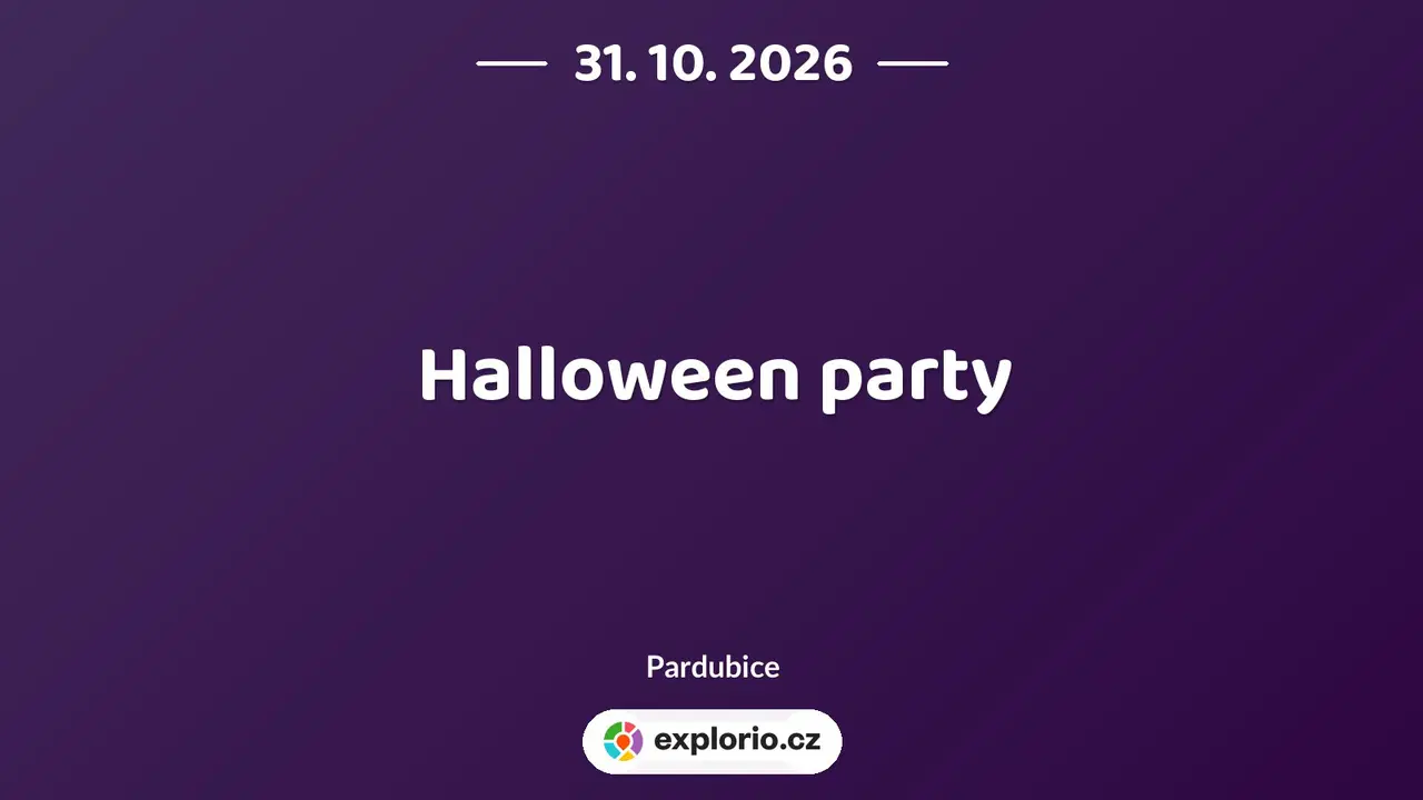 Halloween party – divadlo, Hudba a Kino, Pardubice