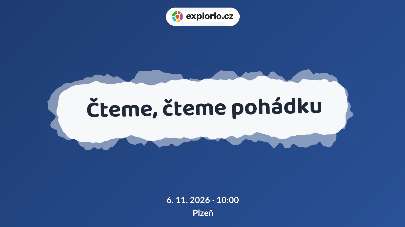 Čteme, čteme pohádku – tvořivé dílny a Workshopy, Plzeň
