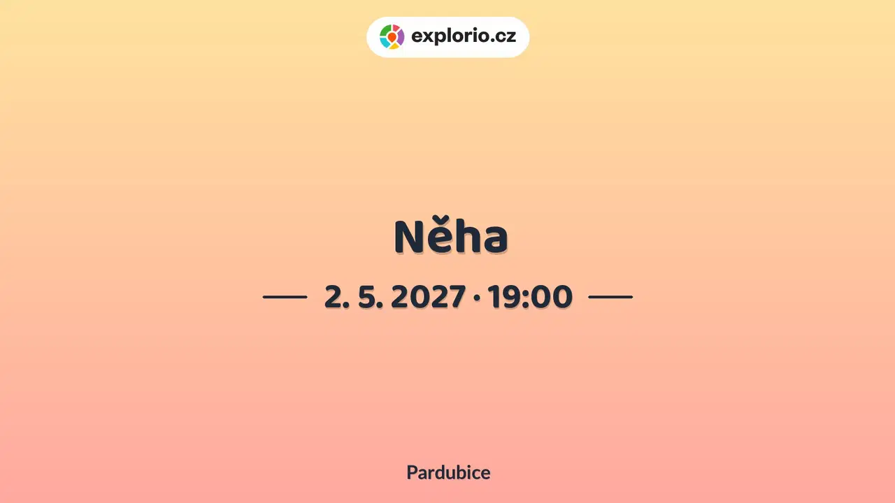 Něha – divadlo, Hudba a Kino, Pardubice