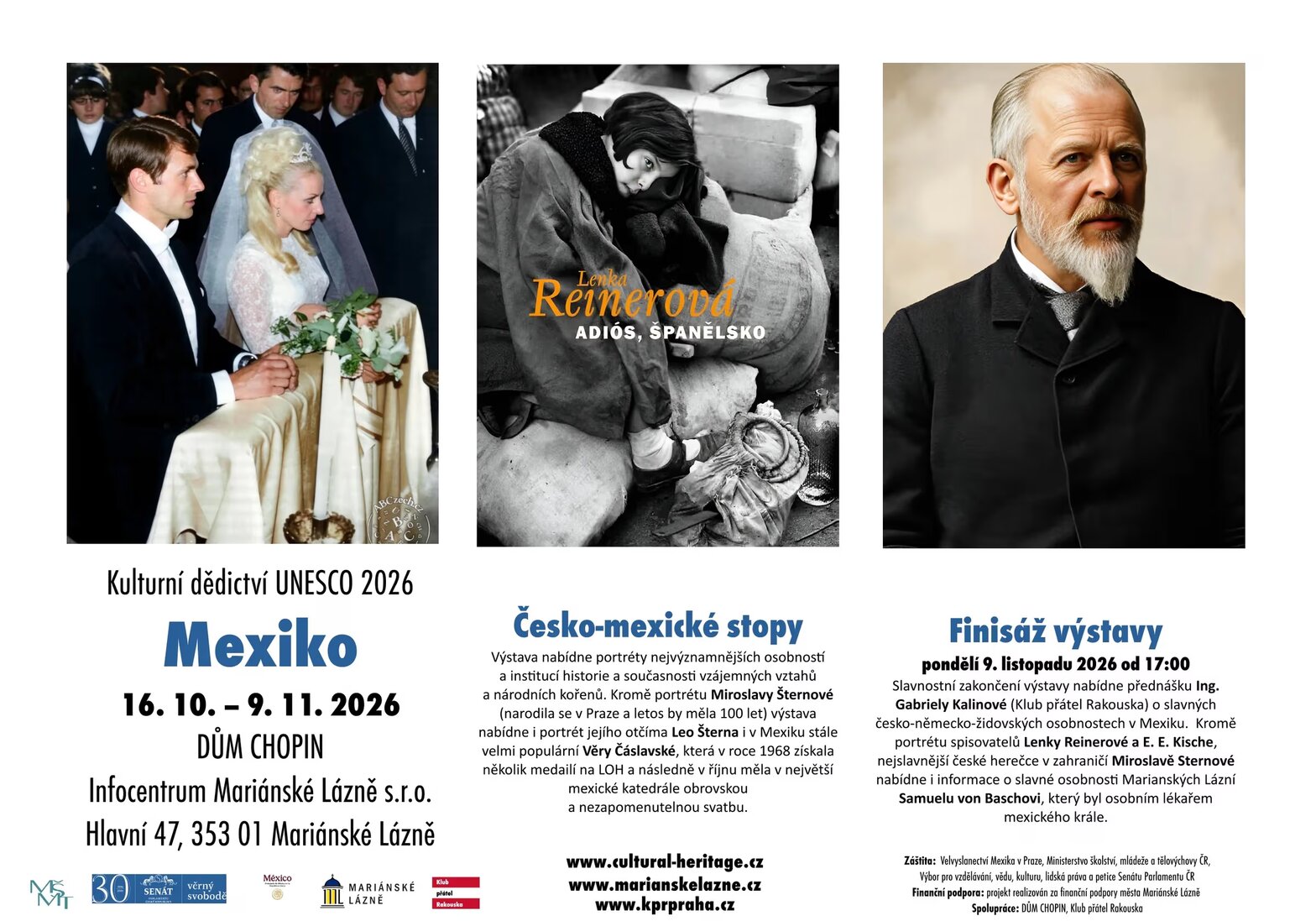 Přednáška o českých osobnostech v Mexiku – prohlídky a Muzea, Mariánské Lázně – fotka 2