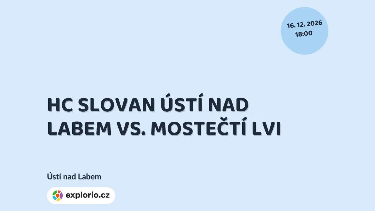 HC SLOVAN ÚSTÍ NAD LABEM VS. MOSTEČTÍ LVI – sport a Pohyb, Ústí nad Labem