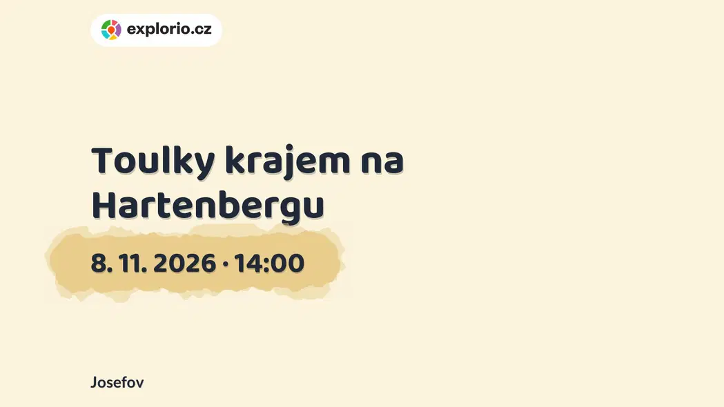 Toulky krajem na Hartenbergu – prohlídky a Muzea, Josefov