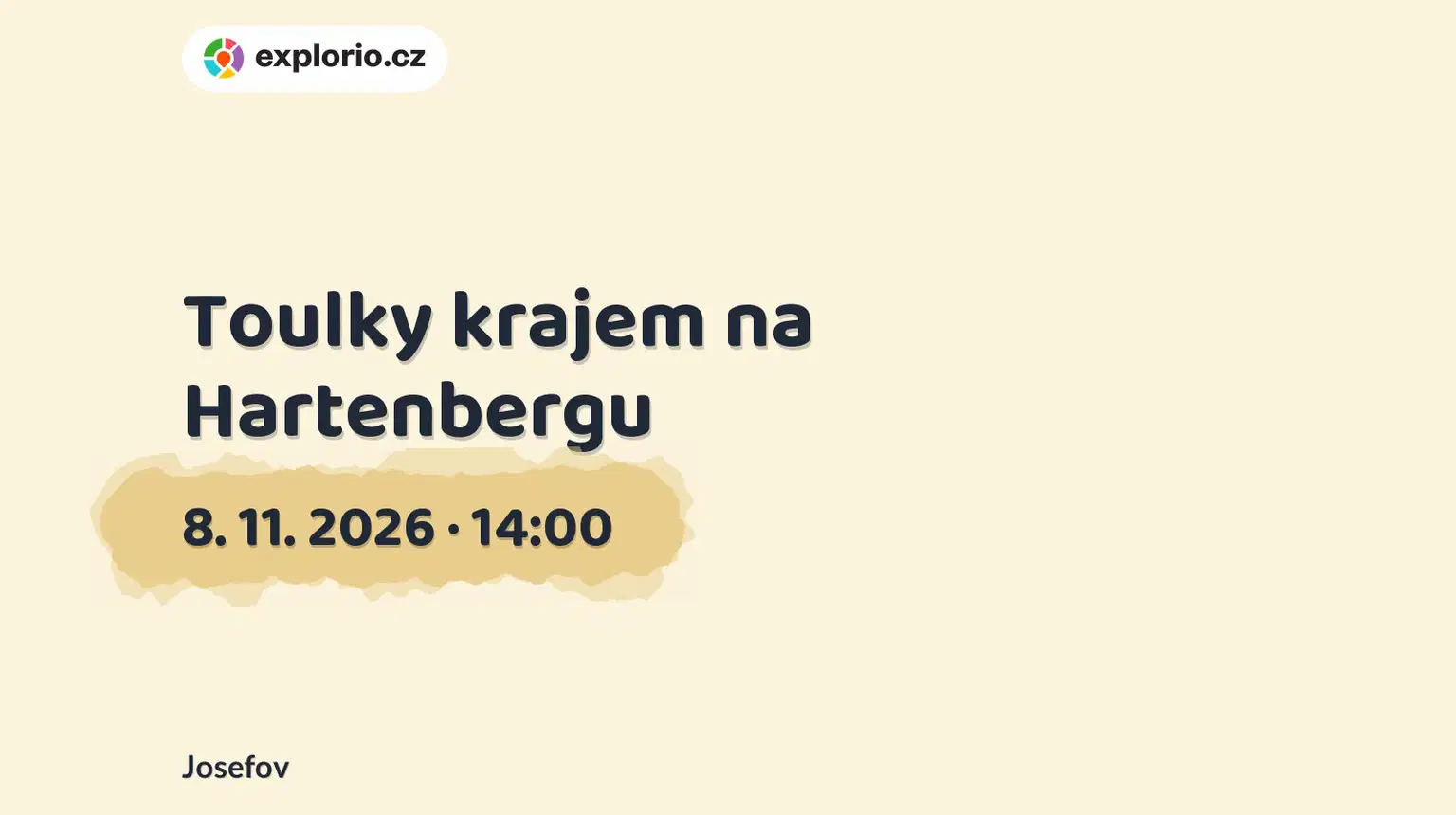 Toulky krajem na Hartenbergu – prohlídky a Muzea, Josefov