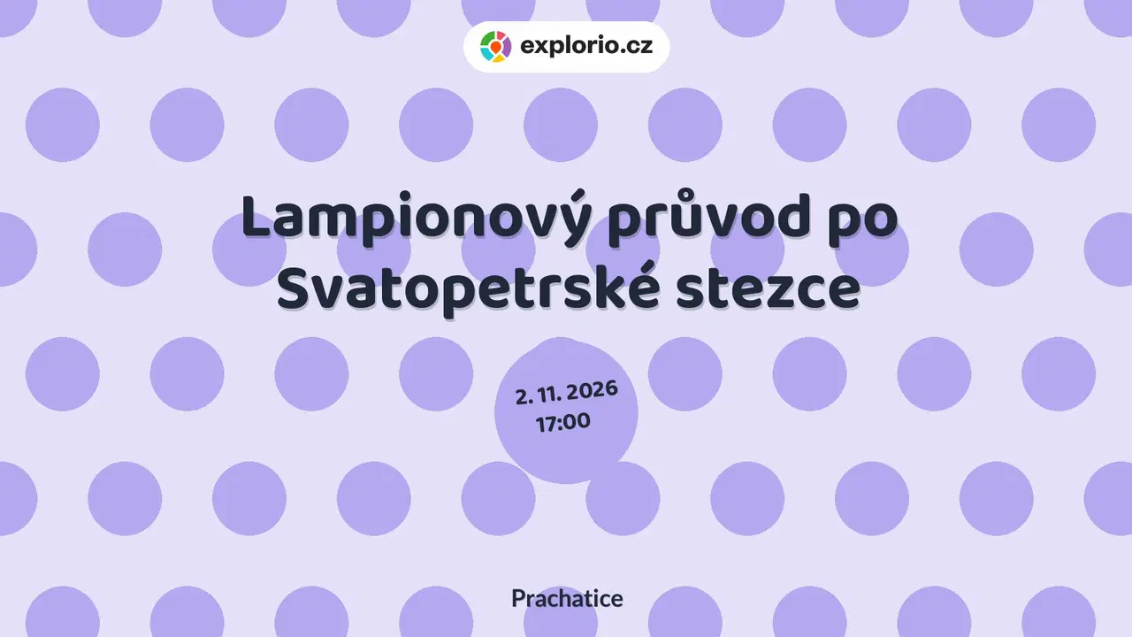 Lampionový průvod po Svatopetrské stezce – festivaly a Slavnosti, Prachatice