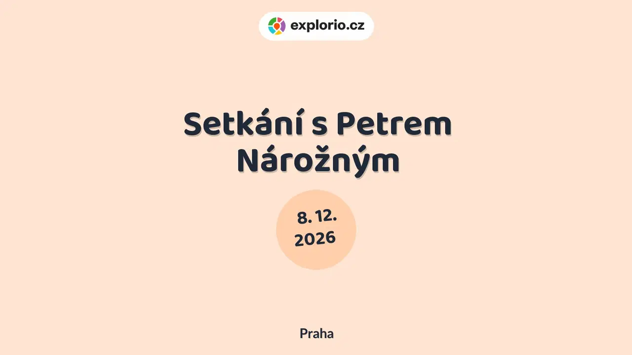 Setkání s Petrem Nárožným – divadlo, Hudba a Kino, Praha
