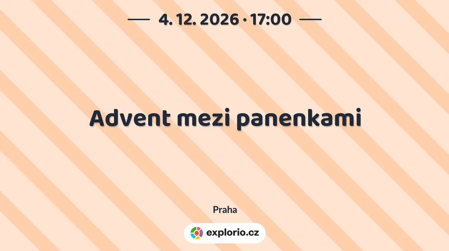 Advent mezi panenkami – prohlídky a Muzea, Praha