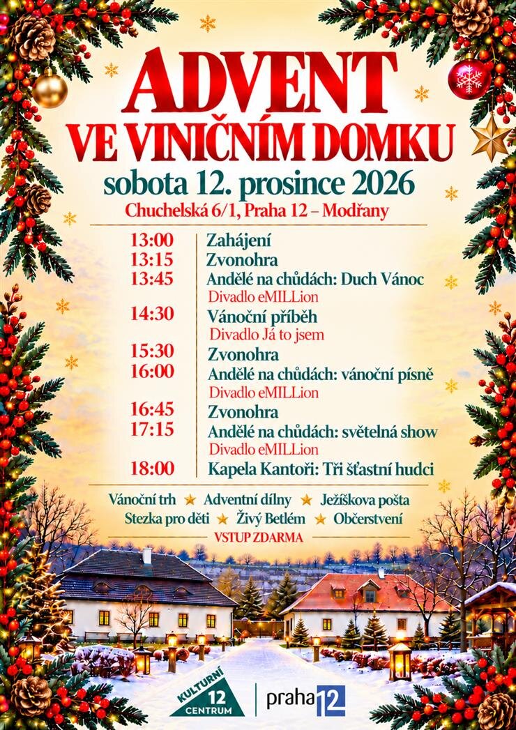 Advent ve Viničním domku – festivaly a Slavnosti, Praha – fotka 2
