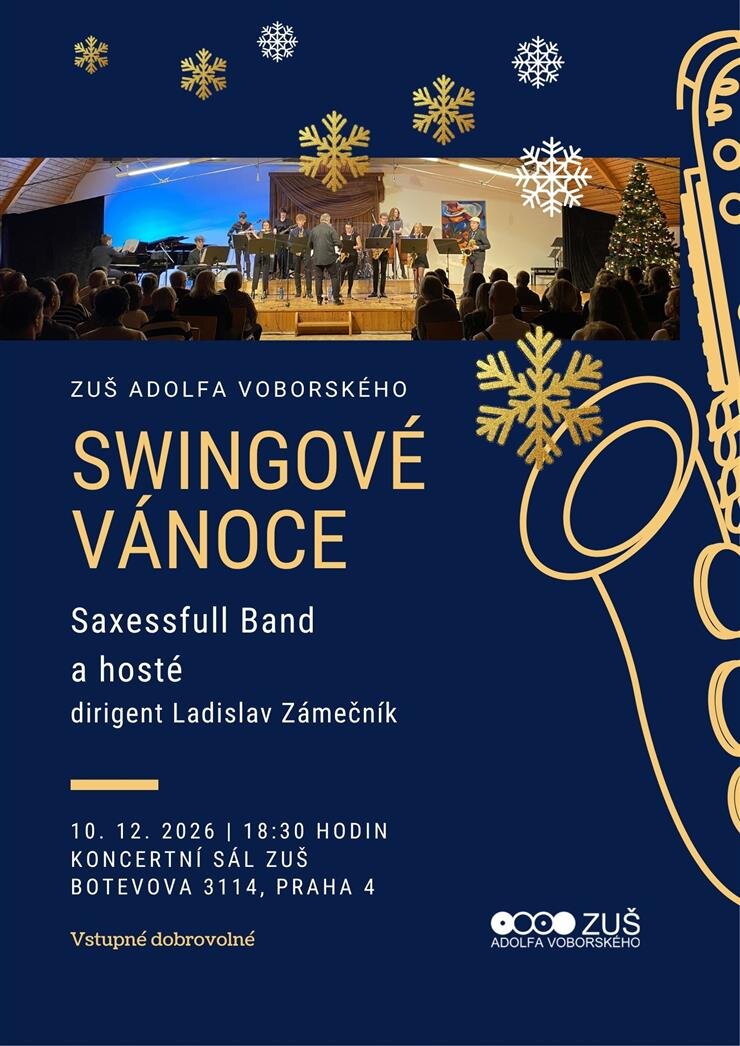 Koncert: Swingové Vánoce – divadlo, Hudba a Kino, Praha – fotka 2