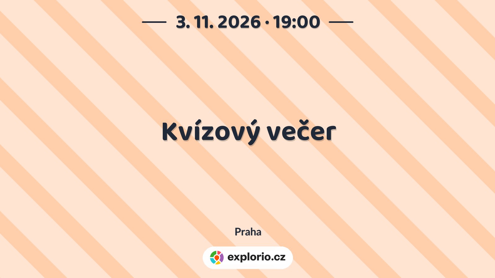 Kvízový večer – divadlo, Hudba a Kino, Praha