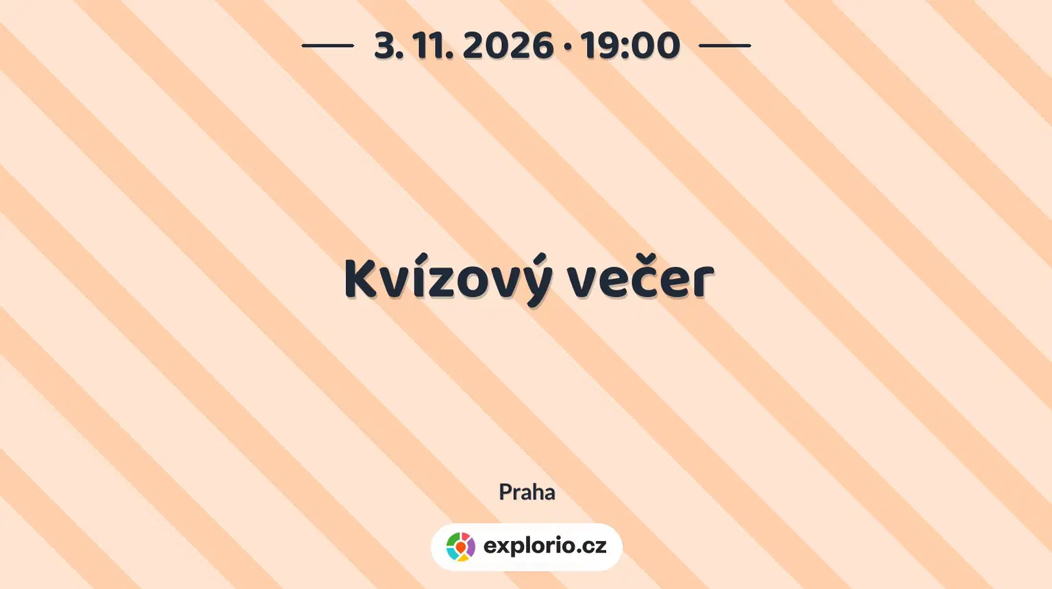 Kvízový večer – divadlo, Hudba a Kino, Praha