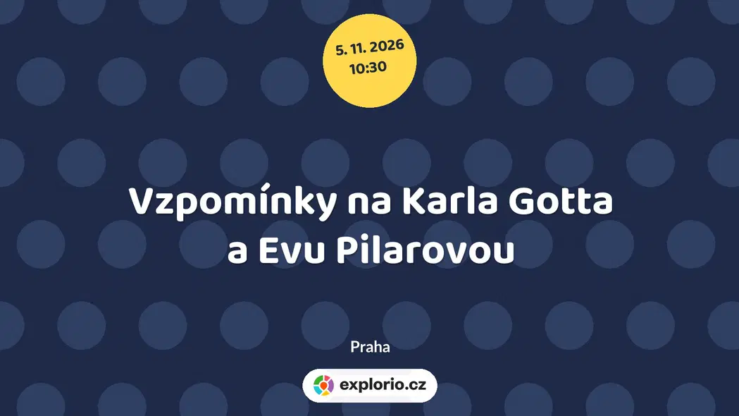 Vzpomínky na Karla Gotta a Evu Pilarovou – divadlo, Hudba a Kino, Praha