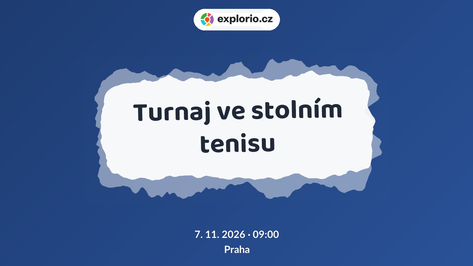 Turnaj ve stolním tenisu – sport a Pohyb, Praha