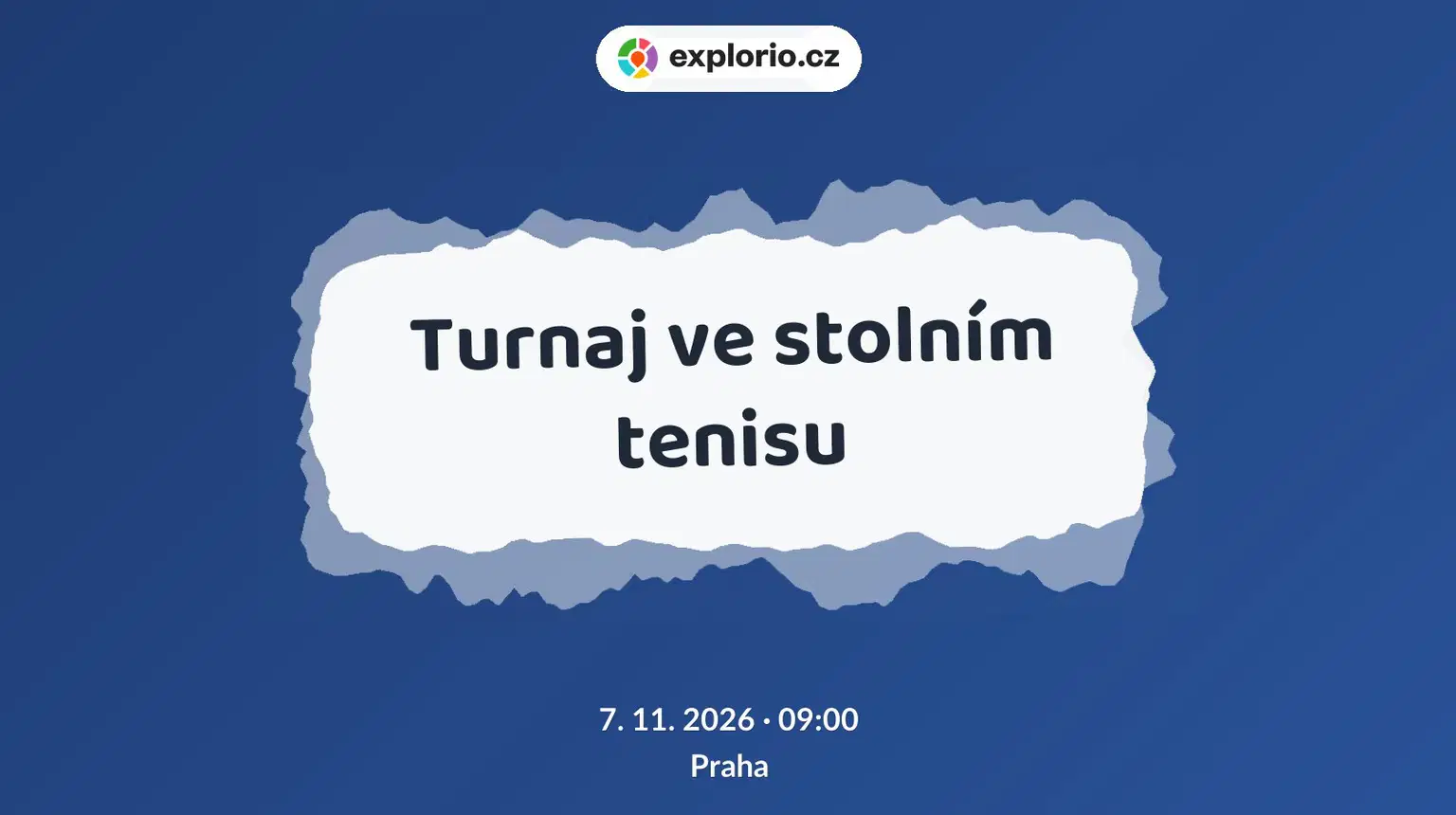 Turnaj ve stolním tenisu – sport a Pohyb, Praha