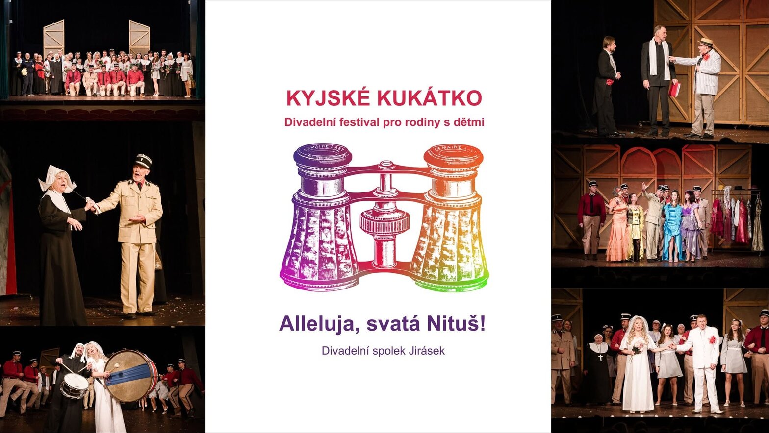 Alleluja, svatá Nituš! – Festival Kyjské kukátko – divadlo, Hudba a Kino, Praha – fotka 2